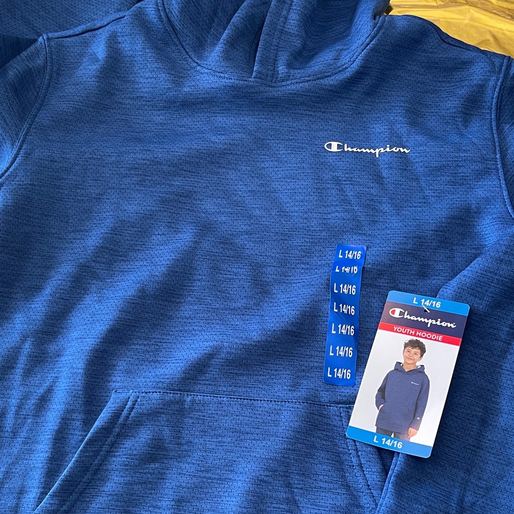 Champion Royal Blue Youth Hoodie